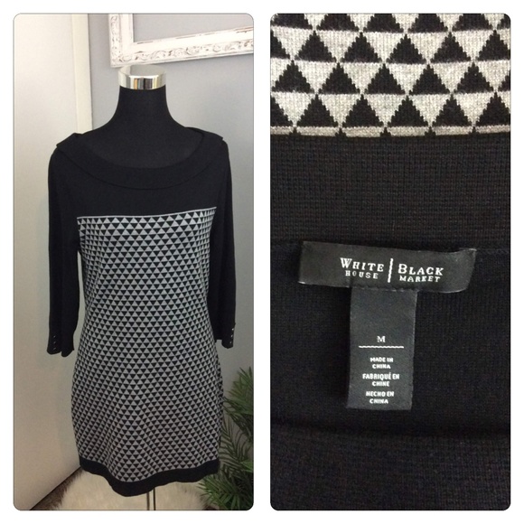 White House Black Market Dresses & Skirts - White House Black Market Sweater Dress Sz M